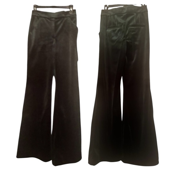 Express Editor Super High Waisted Velvet Flare
Trouser Pant Emerald Green SZ 4R - Picture 5 of 9